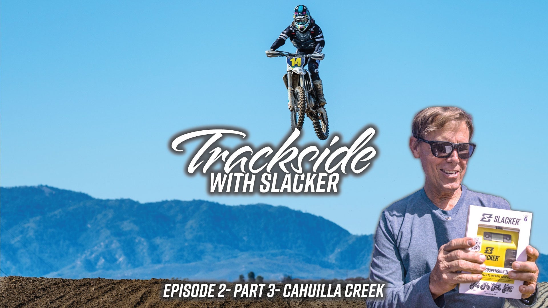 Slacker helping out riders at Cahuilla Creek MX.