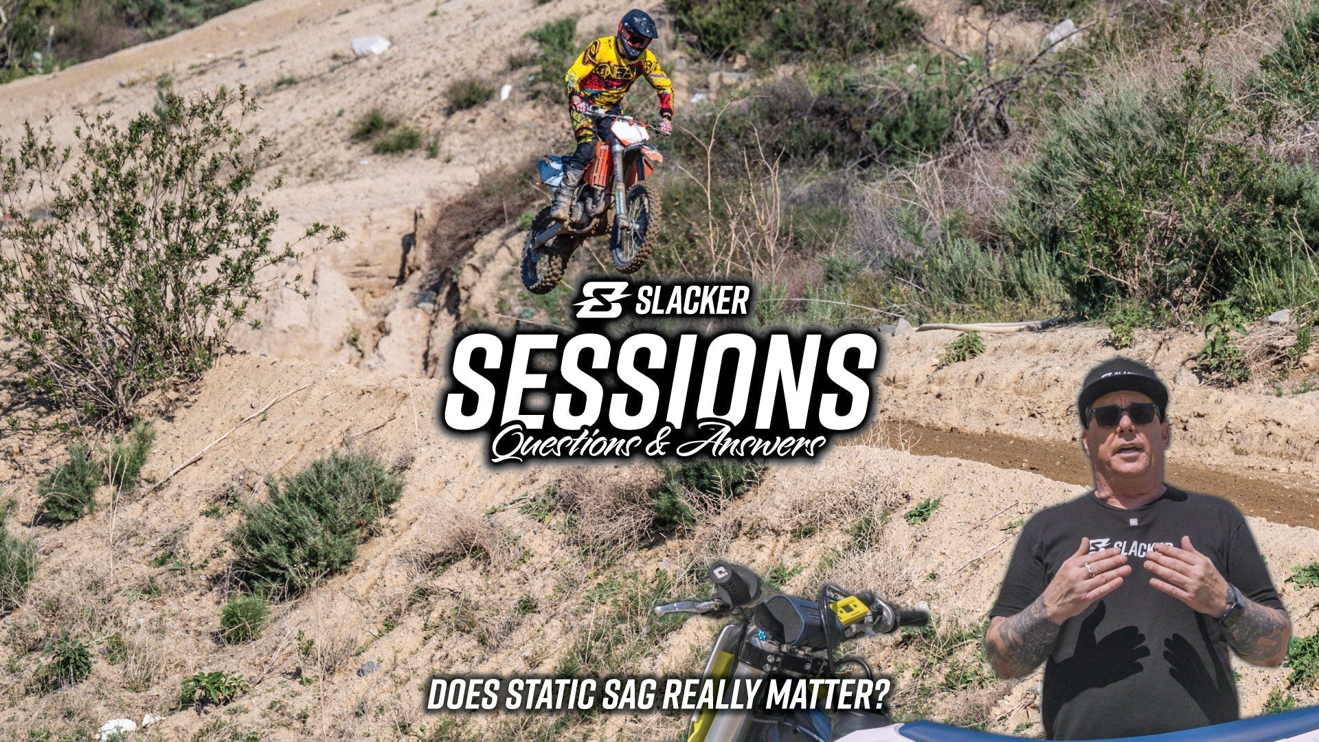 Slacker shows you the rider sag and static sag in seconds.