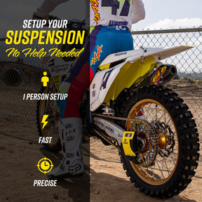 Slacker makes suspension setup quick and easy.