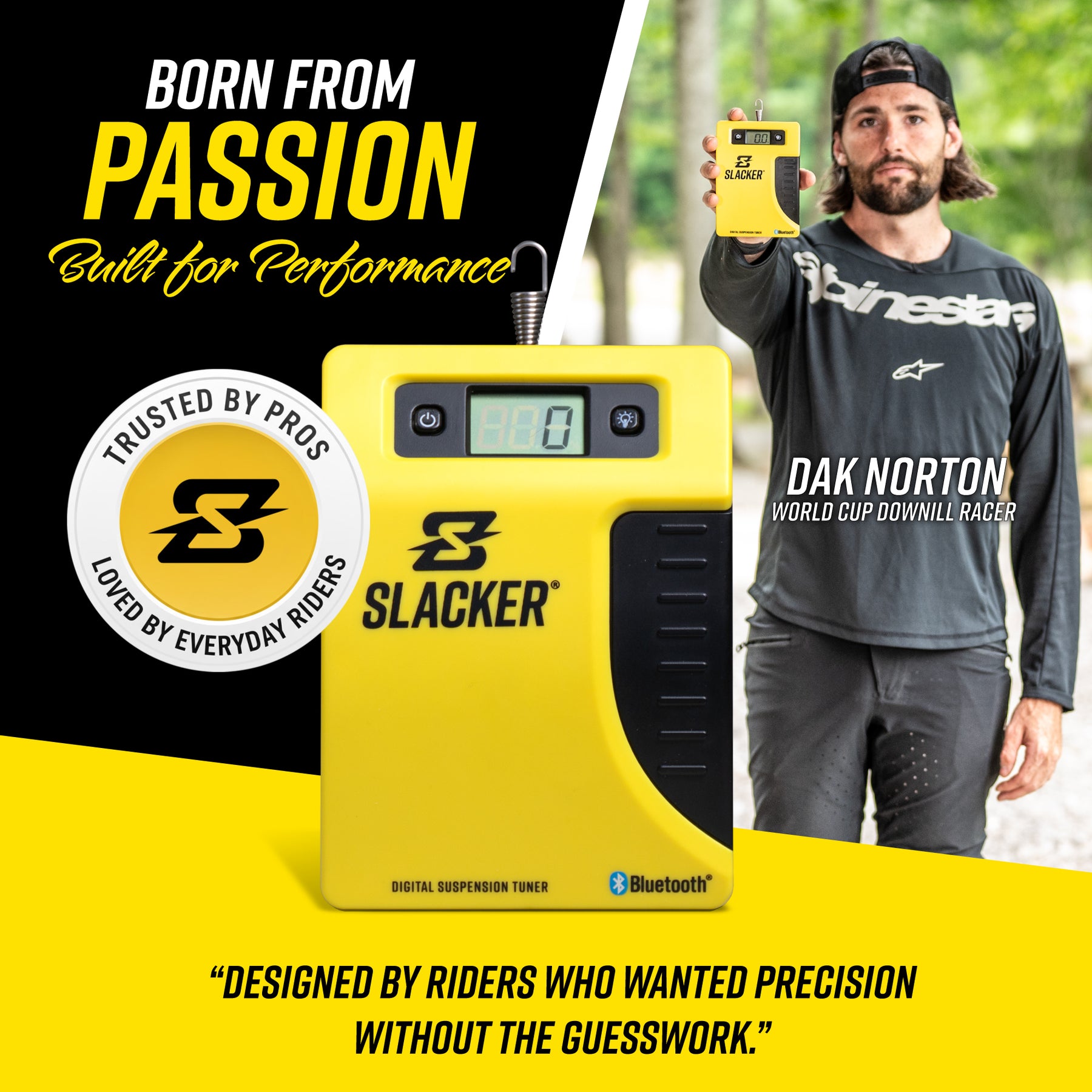 Slacker is born from passion by riders who wanted a precision suspension tool without the guesswork.